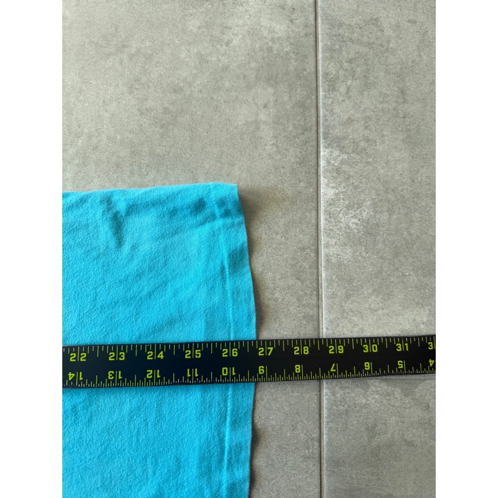 Vintage 90s Ocean Pacific Long Sleeve Graphic T-Shirt Blue Mens Fits Like Medium - Picture 5 of 7
